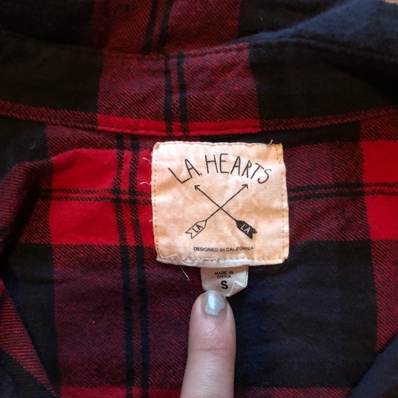 LA Hearts flannel - Picture 3 of 3